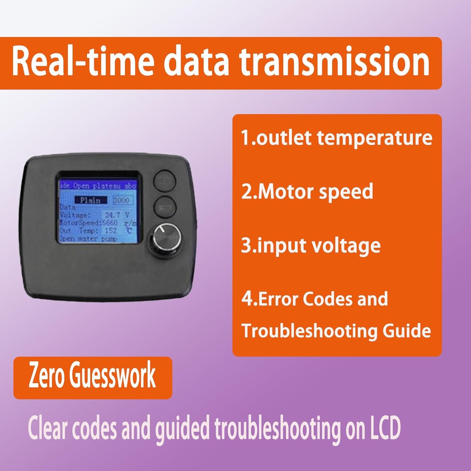 Dieselverwarming 24V 7kW met LCD - Parkeerverwarming voor Vrachtwagens, campers en boten