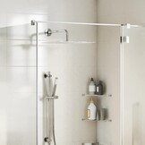 vidaXL Regendouchekop 304 40x40 cm vierkant roestvrij staal