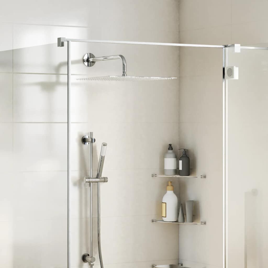 vidaXL Regendouchekop 304 40x40 cm vierkant roestvrij staal