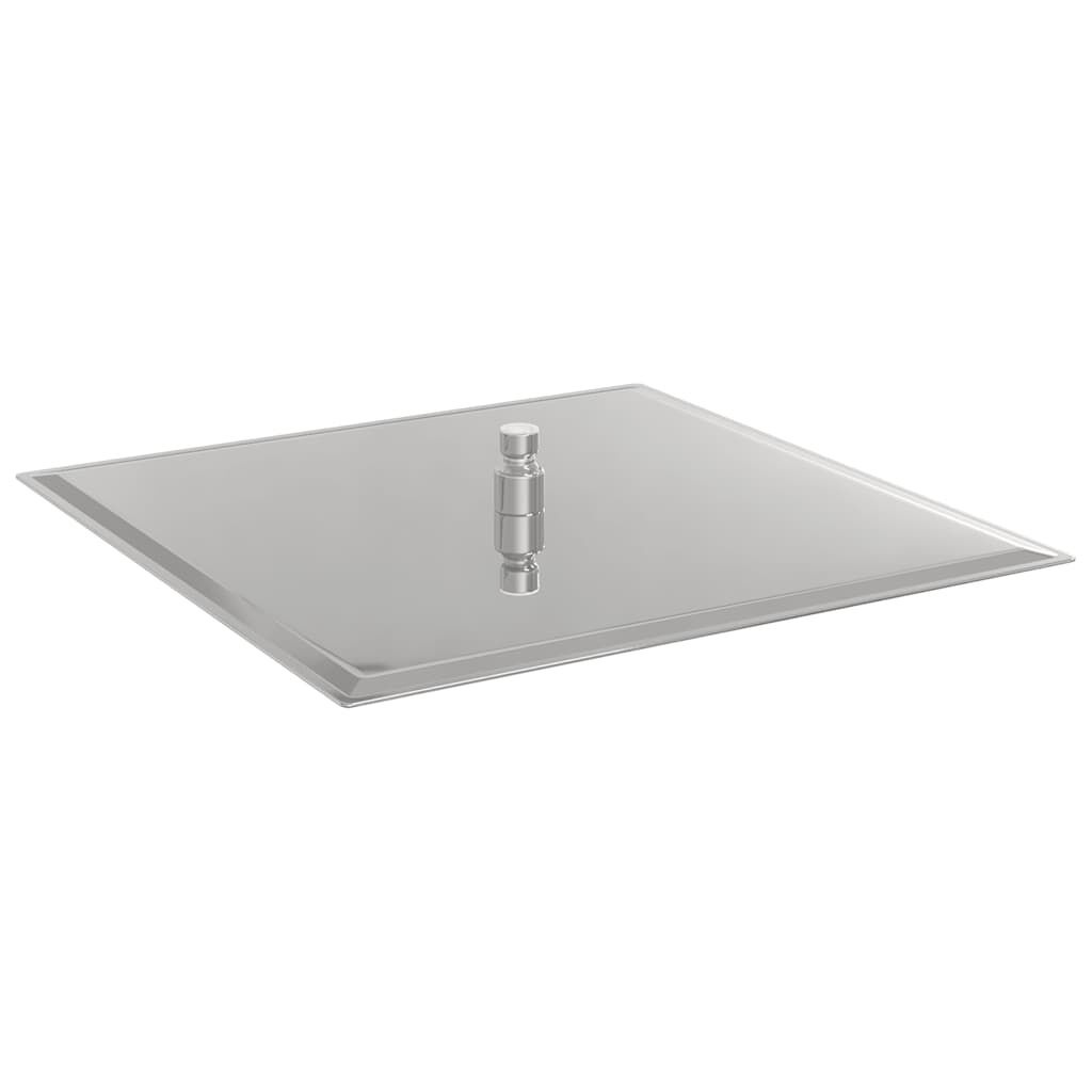 vidaXL Regendouchekop 304 40x40 cm vierkant roestvrij staal