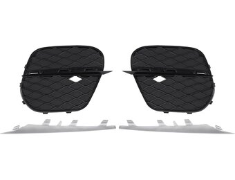 A ABSOPRO Mistlichtrooster Links Rechts Zwart voor BMW X5 E70 (1 Paar)