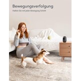 nooie Baby Monitor with Camera, 2K 360° Baby Monitor, WiFi, Indoor Surveillance Camera, Dog Camera with App, Motion Tracking, Night Vision, 2-Way Audio, Compatible with Alexa/Google Home