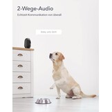 nooie Baby Monitor with Camera, 2K 360° Baby Monitor, WiFi, Indoor Surveillance Camera, Dog Camera with App, Motion Tracking, Night Vision, 2-Way Audio, Compatible with Alexa/Google Home