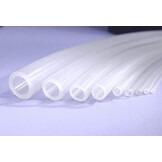 Flexibele siliconen rubberbuis, 6 mm binnendiameter x buitendiameter 8 mm, muurdikte 1 mm, PVC water- of luchtslangpijp 1 meter voor pompoverdracht