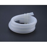 Flexibele siliconen rubberbuis, 6 mm binnendiameter x buitendiameter 8 mm, muurdikte 1 mm, PVC water- of luchtslangpijp 1 meter voor pompoverdracht