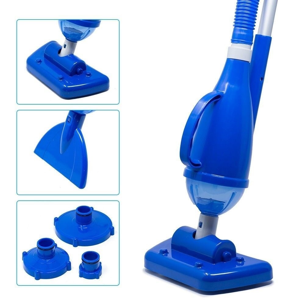 Zwembad Stofzuiger Schoonmaakset - Pomp Aangedreven met 1.5m Steel & 5m Slang