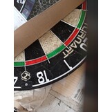 Dartbord Varkenshaar Dartboard Set Met 6 Metalen Tip Darts, Professionele Dartboard Set Met Een Throw(Oche) Line, Een Dartgereedschap en Een Meertalige Instructie
