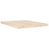 vidaXL Bedframe massief grenenhout 140x190 cm