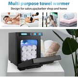 Esthetische handdoekwarmer, esthetische handdoekwarmer met clip, handdoekwarmer, professionele handdoekverwarmer, handdoekwarmer, desinfectie van handdoek voor spa, gezicht (zwart)