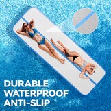 Opblaasbare Gymnastiek Mat 10/20cm dik, 2-12 meter lengte, met Luchtpomp