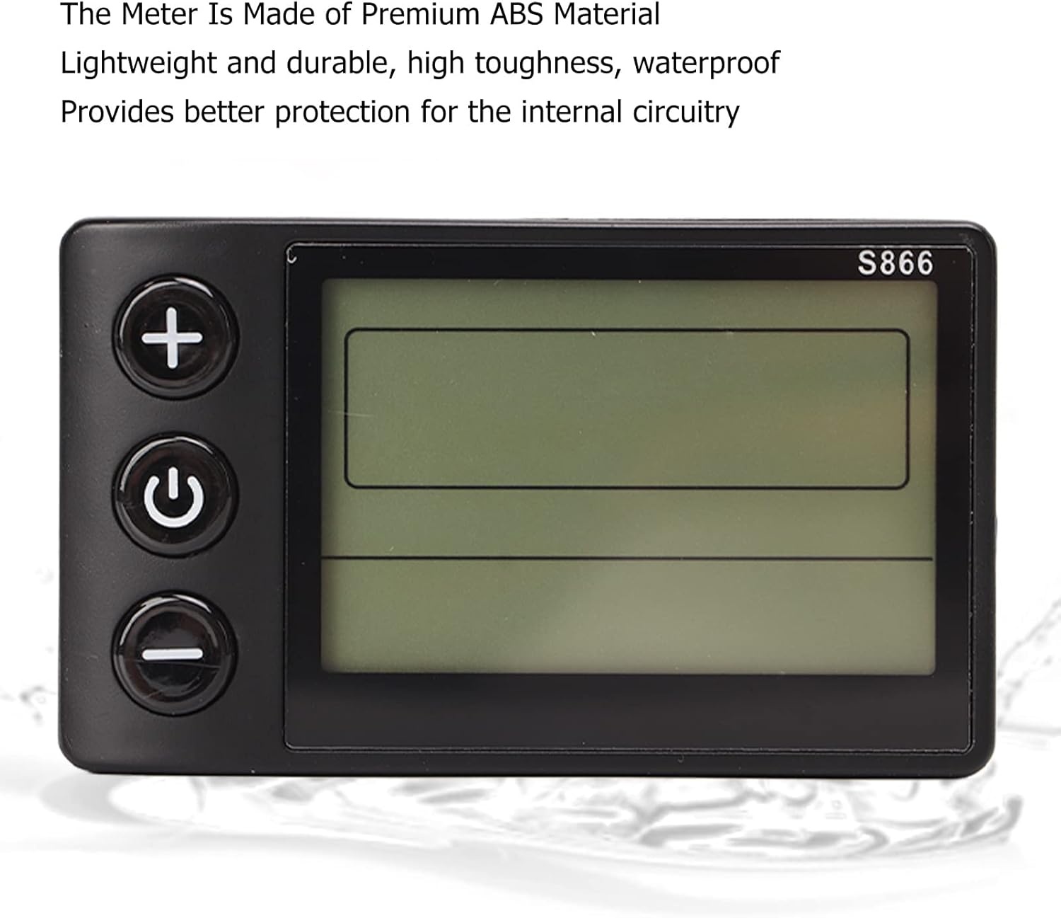 BuyWeek Elektrische Fiets Controller Kit met S866 LCD Display, 24/36/48V, 250W/350W, 17A