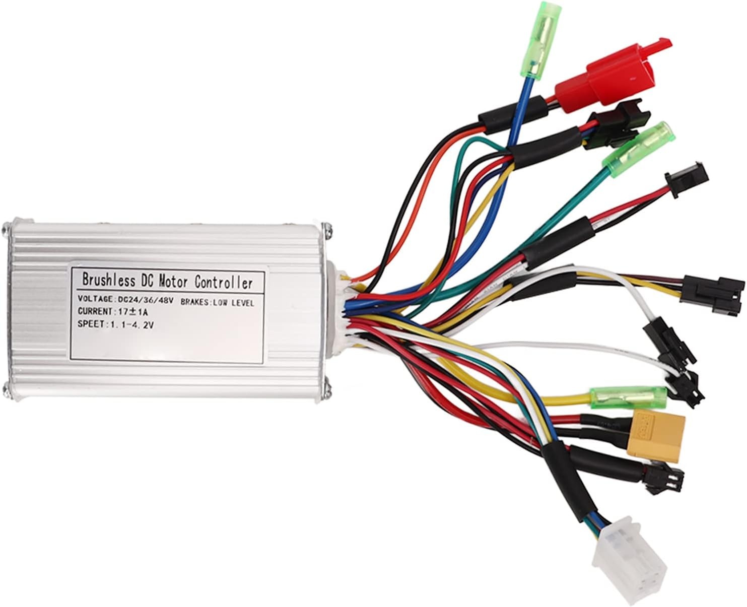 BuyWeek Elektrische Fiets Controller Kit met S866 LCD Display, 24/36/48V, 250W/350W, 17A