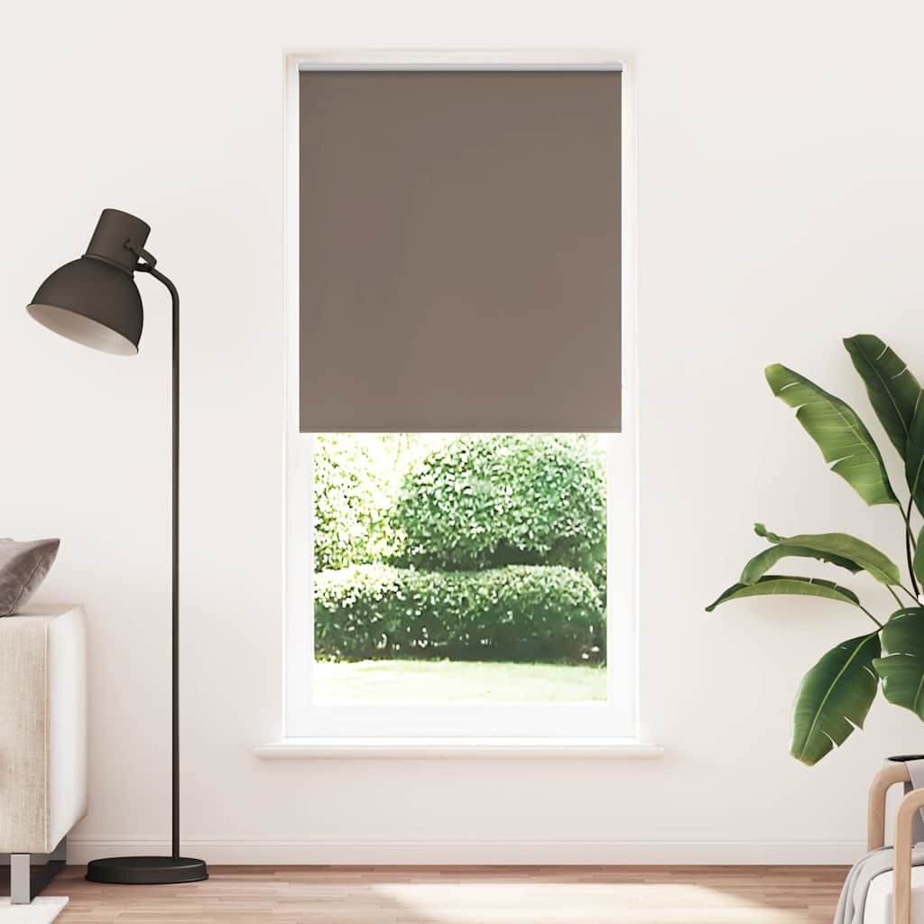 Rolgordijn verduisterend 120 x 230 cm koffiebruin