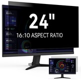 Protescreen Privacyfilter voor scherm 24 inch 16:10, schermbescherming filter tegen blauw licht anti-spion anti-reflectie film voor pc en monitor 24 inch 16:10 Widescreen Computer