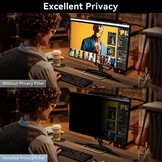 Protescreen Privacyfilter voor scherm 24 inch 16:10, schermbescherming filter tegen blauw licht anti-spion anti-reflectie film voor pc en monitor 24 inch 16:10 Widescreen Computer
