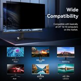 Protescreen Privacyfilter voor scherm 24 inch 16:10, schermbescherming filter tegen blauw licht anti-spion anti-reflectie film voor pc en monitor 24 inch 16:10 Widescreen Computer