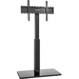 AOKCOS TV Standaard Vloer voor 42-85 inch, Draaibaar Kantelbaar Hoogte Verstelbaar TV Stand Hoog Max VESA 600x400mm 50kg