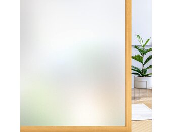 rabbitgoo Raamfolie Mat 60x120 cm, Glasfolie Zelfklevend Statisch Geen Lijm