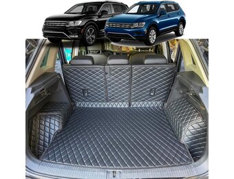 Kofferbakmat compatibel met VW TIGUAN II (2) 2016-2024 bovenste laadbodem (AD1)