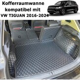 Kofferbakmat compatibel met VW TIGUAN II (2) 2016-2024 bovenste laadbodem (AD1)