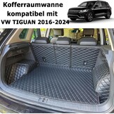 Kofferbakmat compatibel met VW TIGUAN II (2) 2016-2024 bovenste laadbodem (AD1)