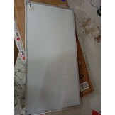 vidaXL Whiteboard magnetisch 100x50x1,7 cm aluminium