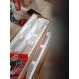 EDISHINE Staande lamp voor woonkamer, dimbare LED staande lamp, moderne vloerlamp met voetschakelaar, 3000K warm wit, 1100 lumen, 147cm lichtzuil voor woonkamer, slaapkamer en kantoor.