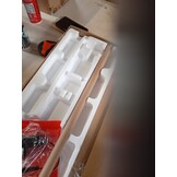 EDISHINE Staande lamp voor woonkamer, dimbare LED staande lamp, moderne vloerlamp met voetschakelaar, 3000K warm wit, 1100 lumen, 147cm lichtzuil voor woonkamer, slaapkamer en kantoor.