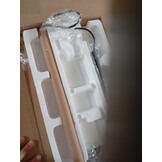 EDISHINE Staande lamp voor woonkamer, dimbare LED staande lamp, moderne vloerlamp met voetschakelaar, 3000K warm wit, 1100 lumen, 147cm lichtzuil voor woonkamer, slaapkamer en kantoor.
