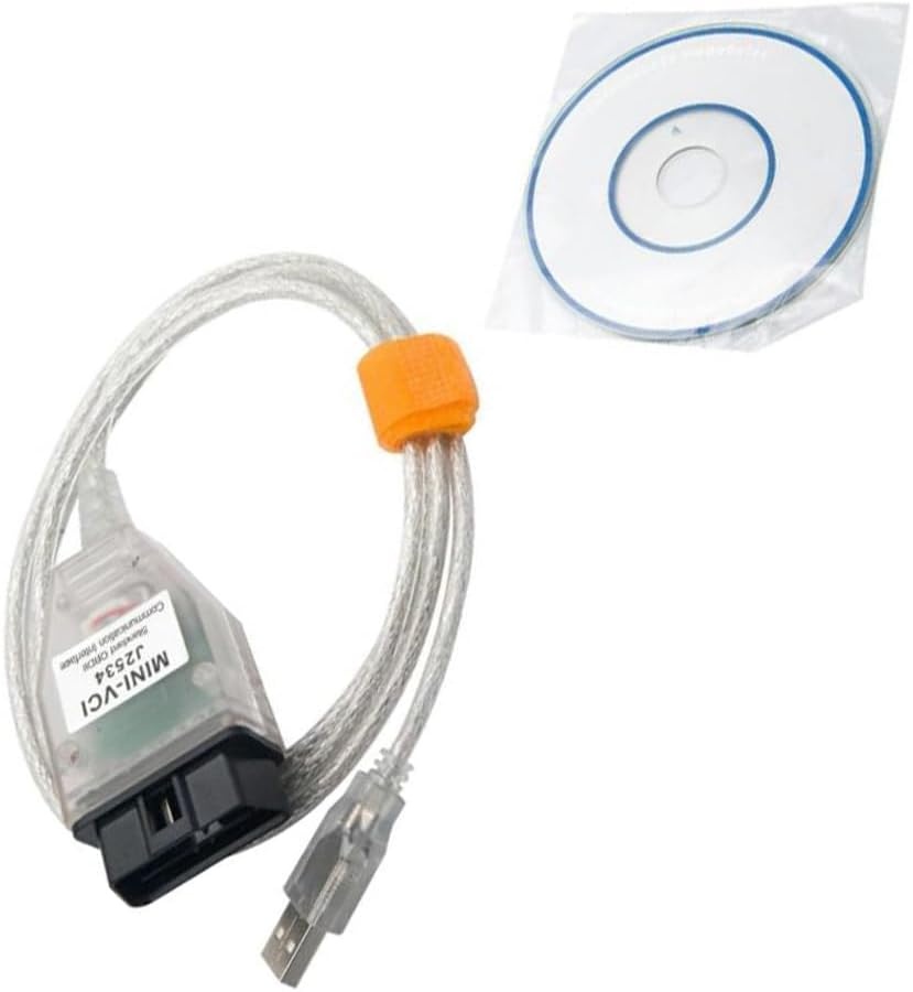 OBD2 diagnostisch analysegereedschap, mini VCI J2534 Riloer 1,5 m codelezerkabel voor Techstream-software bevat een v13.00.022-b obd-lezer