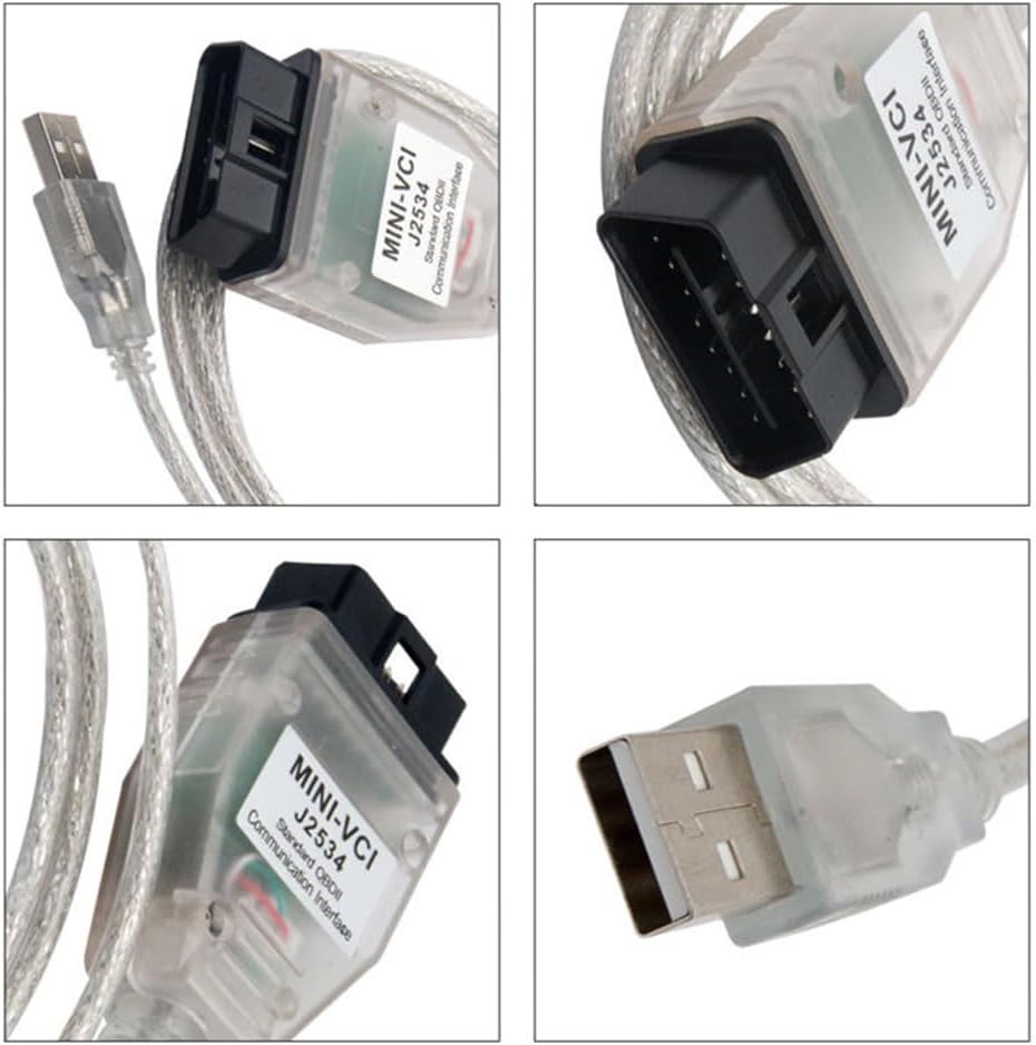 OBD2 diagnostisch analysegereedschap, mini VCI J2534 Riloer 1,5 m codelezerkabel voor Techstream-software bevat een v13.00.022-b obd-lezer