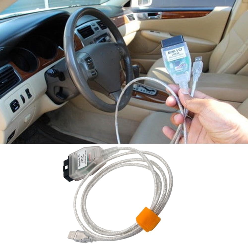 OBD2 diagnostisch analysegereedschap, mini VCI J2534 Riloer 1,5 m codelezerkabel voor Techstream-software bevat een v13.00.022-b obd-lezer