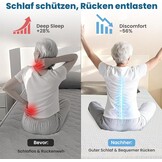 FRIDEKO Matrastopper, 140 x 200 cm, 5 cm hoogte matrastopper, H2 en H3, gel traagschuim topper, afneembare en wasbare overtrek, geschikt voor boxspringbed, slaapbanken