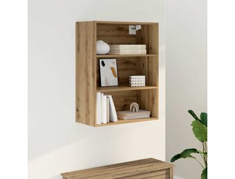 vidaXL Hangkast 69,5x32,5x90 cm artisanaal eikenkleur