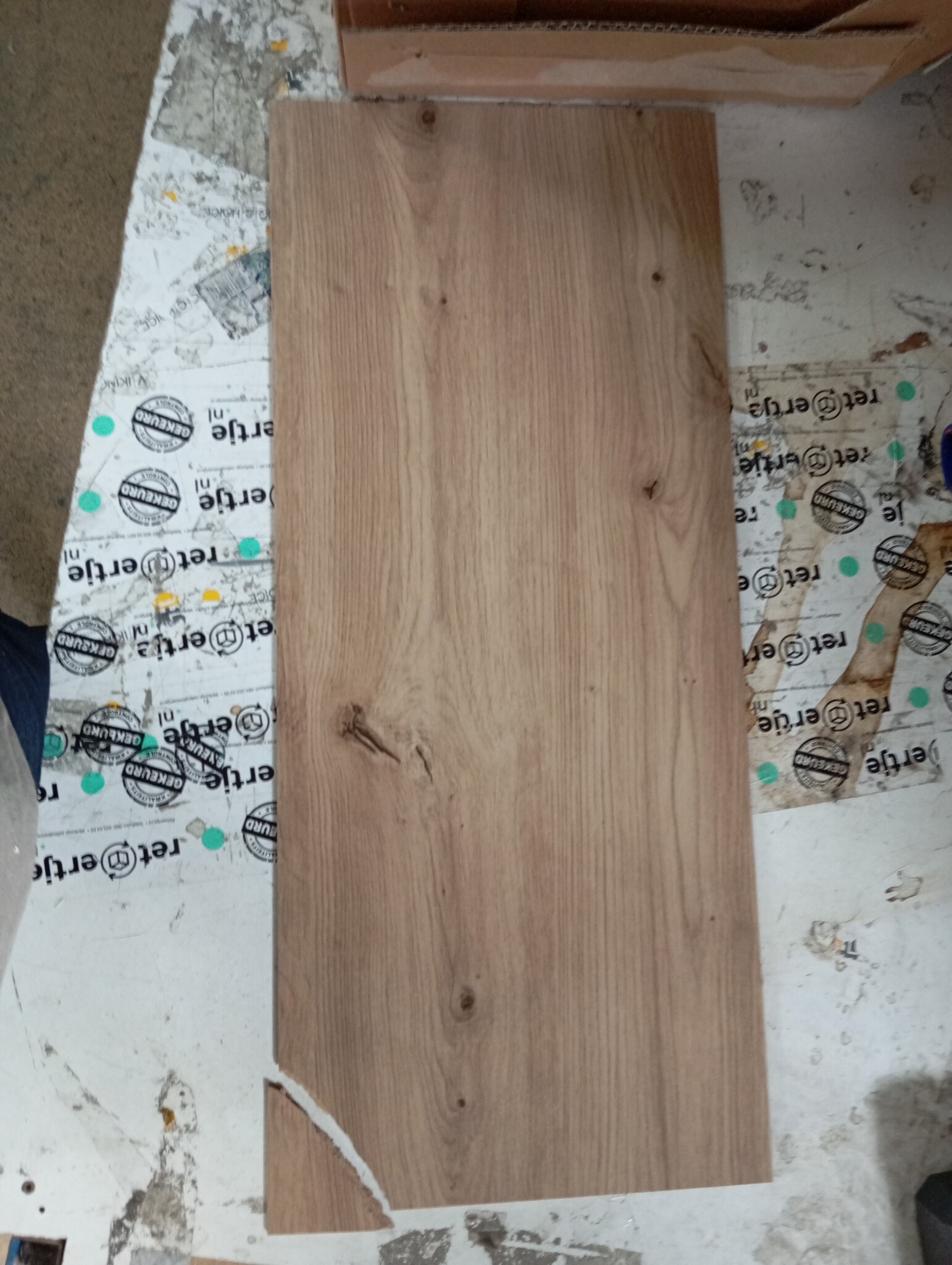 vidaXL Hangkast 69,5x32,5x90 cm artisanaal eikenkleur