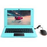 Bigmac Windows 10 Computer Laptop Mini 10,1 inch 32 GB ultradun en licht Netbook Intel Quad Core CPU PC HDMI WiFi USB Netflix YouTube (blauw)