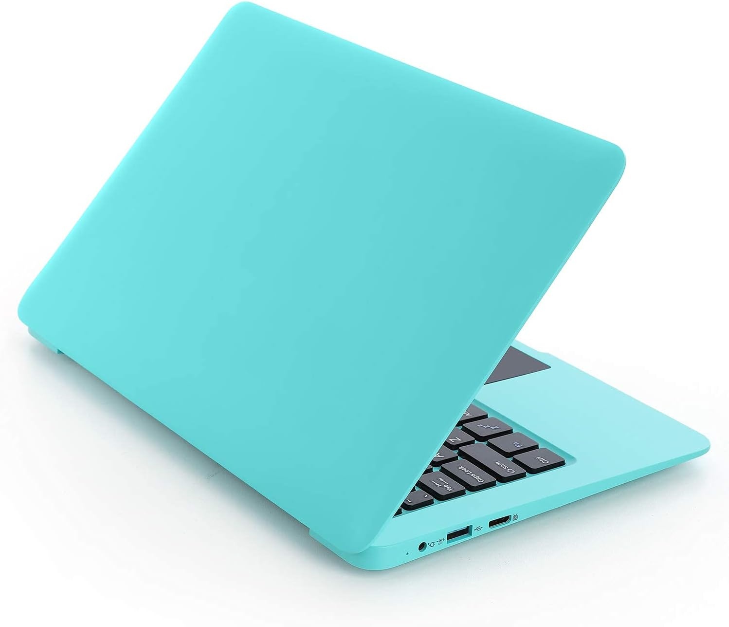 Bigmac Windows 10 Computer Laptop Mini 10,1 inch 32 GB ultradun en licht Netbook Intel Quad Core CPU PC HDMI WiFi USB Netflix YouTube (blauw)