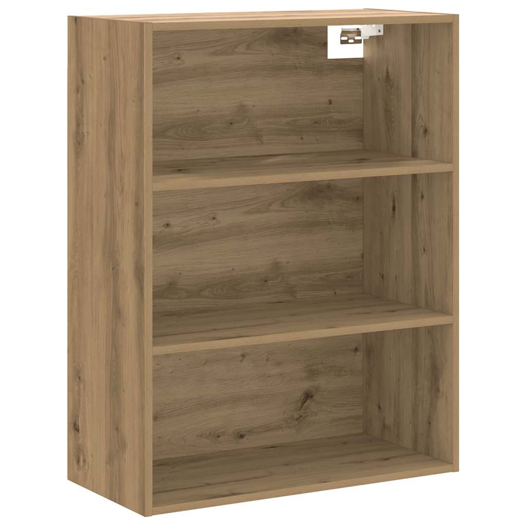 vidaXL Hangkast 69,5x32,5x90 cm artisanaal eikenkleur