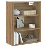 vidaXL Hangkast 69,5x32,5x90 cm artisanaal eikenkleur