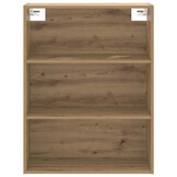 vidaXL Hangkast 69,5x32,5x90 cm artisanaal eikenkleur