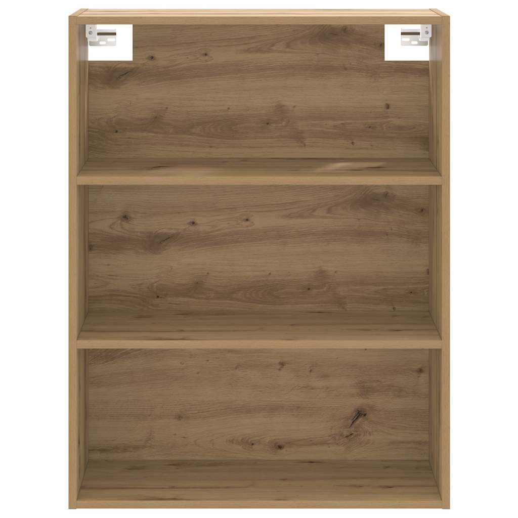 vidaXL Hangkast 69,5x32,5x90 cm artisanaal eikenkleur