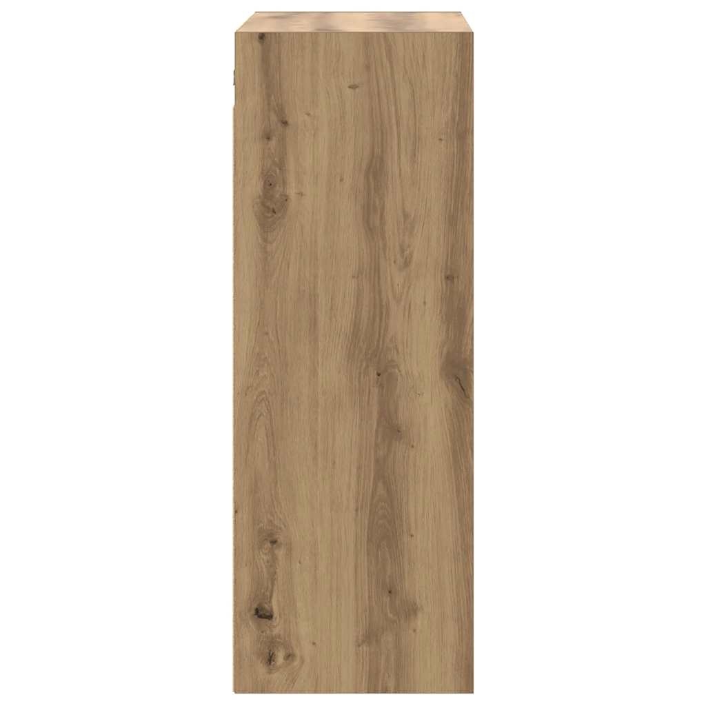 vidaXL Hangkast 69,5x32,5x90 cm artisanaal eikenkleur