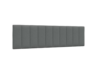 vidaXL Hoofdbordkussen 180 cm stof donkergrijs