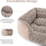 JOEJOY Hondenmand voor grote honden, wasbaar, wollig, antislip, anti-angst, hondenbedden, zacht, comfortabel, hondenmand voor grote honden en katten, 89 x 63 x 23 cm
