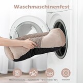 JOEJOY Hondenmand voor grote honden, wasbaar, wollig, antislip, anti-angst, hondenbedden, zacht, comfortabel, hondenmand voor grote honden en katten, 89 x 63 x 23 cm