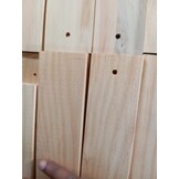 vidaXL Palletbed massief hout 180x200 cm