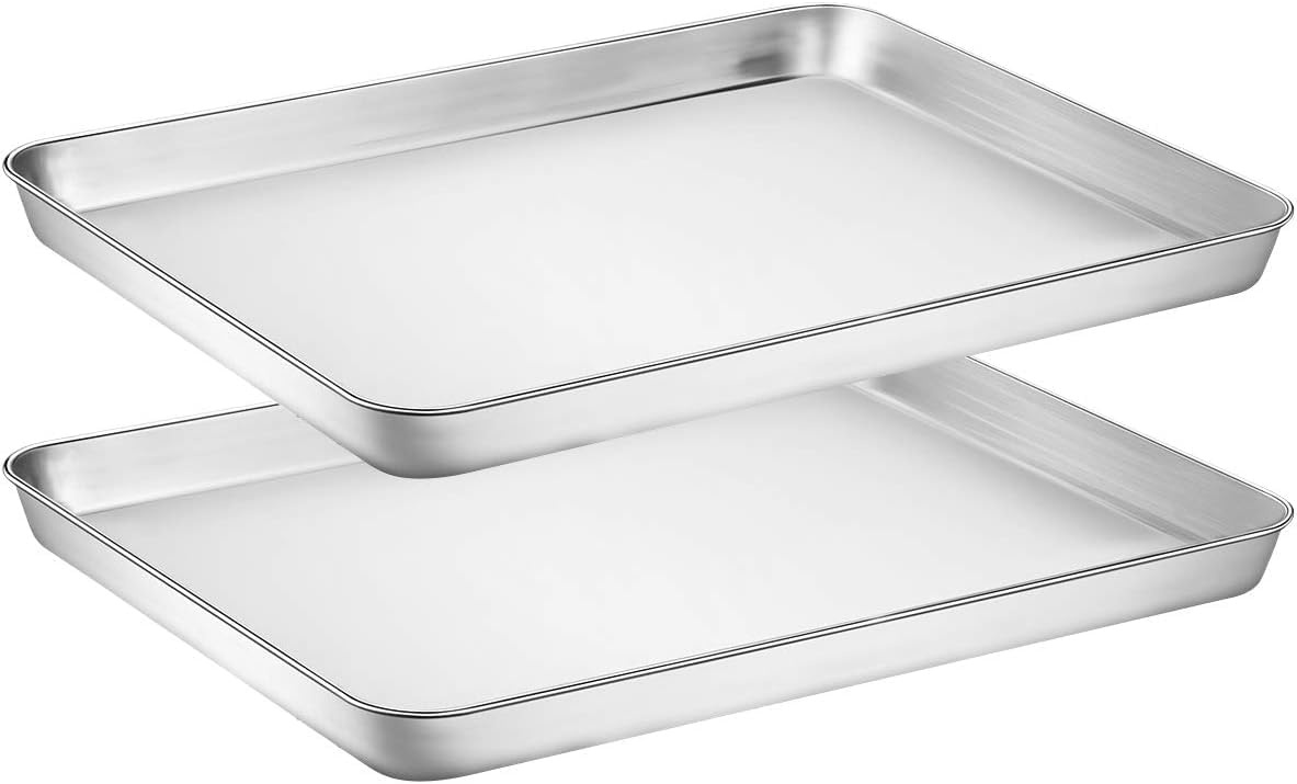 Terlulu RVS Bakplaat met Rooster, 40,5 x 30,5 x 2,5 cm, Zilver