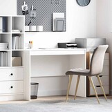 vidaXL Bureau Anders Wit 100 x 50 x 76 cm Bewerkt hout