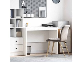vidaXL Bureau Anders Wit 100 x 50 x 76 cm Bewerkt hout