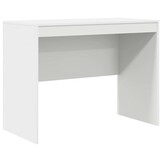 vidaXL Bureau Anders Wit 100 x 50 x 76 cm Bewerkt hout